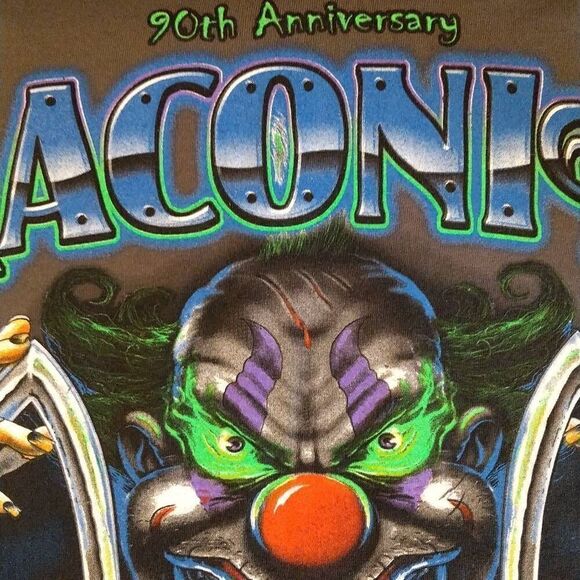 Vintage Laconia Biker Rally 2013 T-shirt Gildan Large - Picture 8 of 8